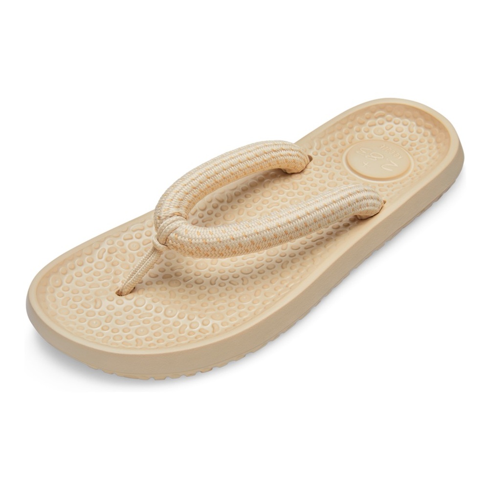 Allbirds Adult Unisex Sugar Zeffers 2 Lux Beige Slip On Flip Flops NWOT